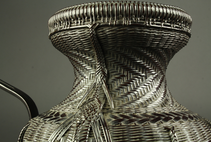 A “Karamono” Woven Bamboo Basket (Tea Master Item)